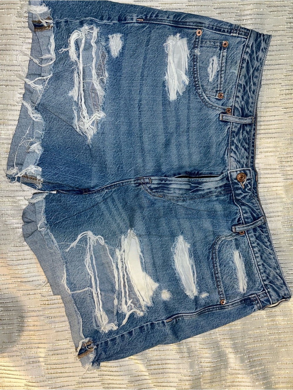 AE Outfitters Plus Size Women’sBlue Denim shorts- Classic & Light Wash Options - Picture 16 of 16